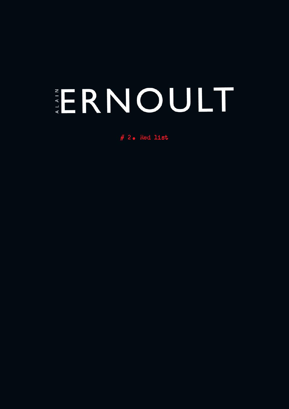 Couverture Red List